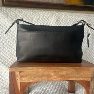 Coach 9407 Legacy Slim Black Leather Shoulder Bag